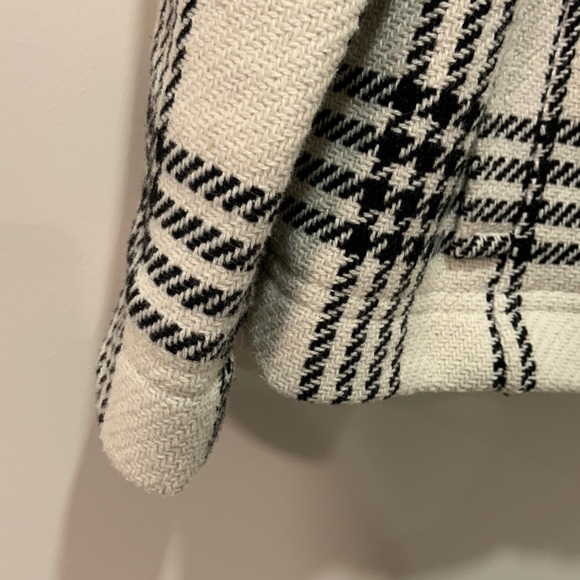 Ivory & Black pea coat - women’s M - Gap - Picture 3 of 6